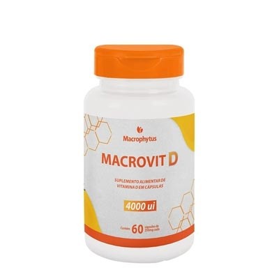 MACROVIT D 250MG 4.000 UI - 60 CÁPSULAS (MACROPHYTUS)
