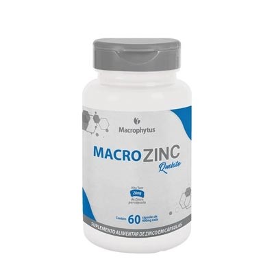 MACROZINC QUELATO 400MG - 60 CÁPSULAS (MACROPHYTUS)