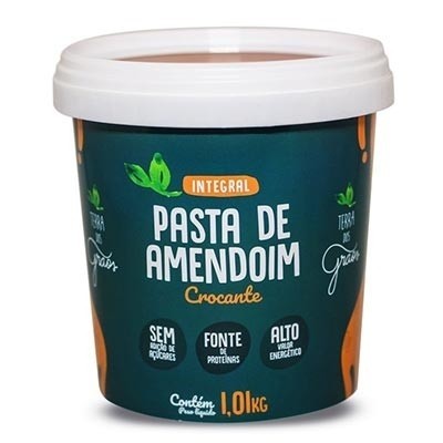 PASTA DE AMENDOIM INTEGRAL CROCANTE 1,01kg TERRA DOS GRÃOS