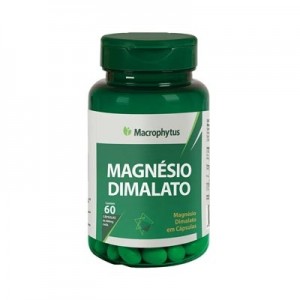 MAGNÉSIO DIMALATO 400MG - 60 CÁPSULAS (MACROPHYTUS)