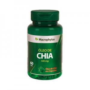 ÓLEO DE CHIA 500MG - 60 CÁPSULAS (MACROPHYTUS)