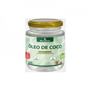 OLEO DE COCO EXTRA VIRGEM 200ML MACROPHYTUS