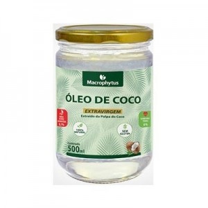 OLEO DE COCO EXTRA VIRGEM 500ML MACROPHYTUS