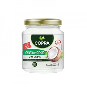 OLEO DE COCO EXTRA VIRGEM S/ SABOR 200ML COPRA