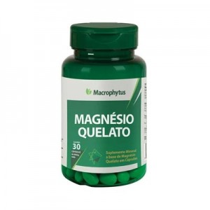 MAGNÉSIO QUELATO 450MG - 30 CÁPSULAS (MACROPHYTUS)